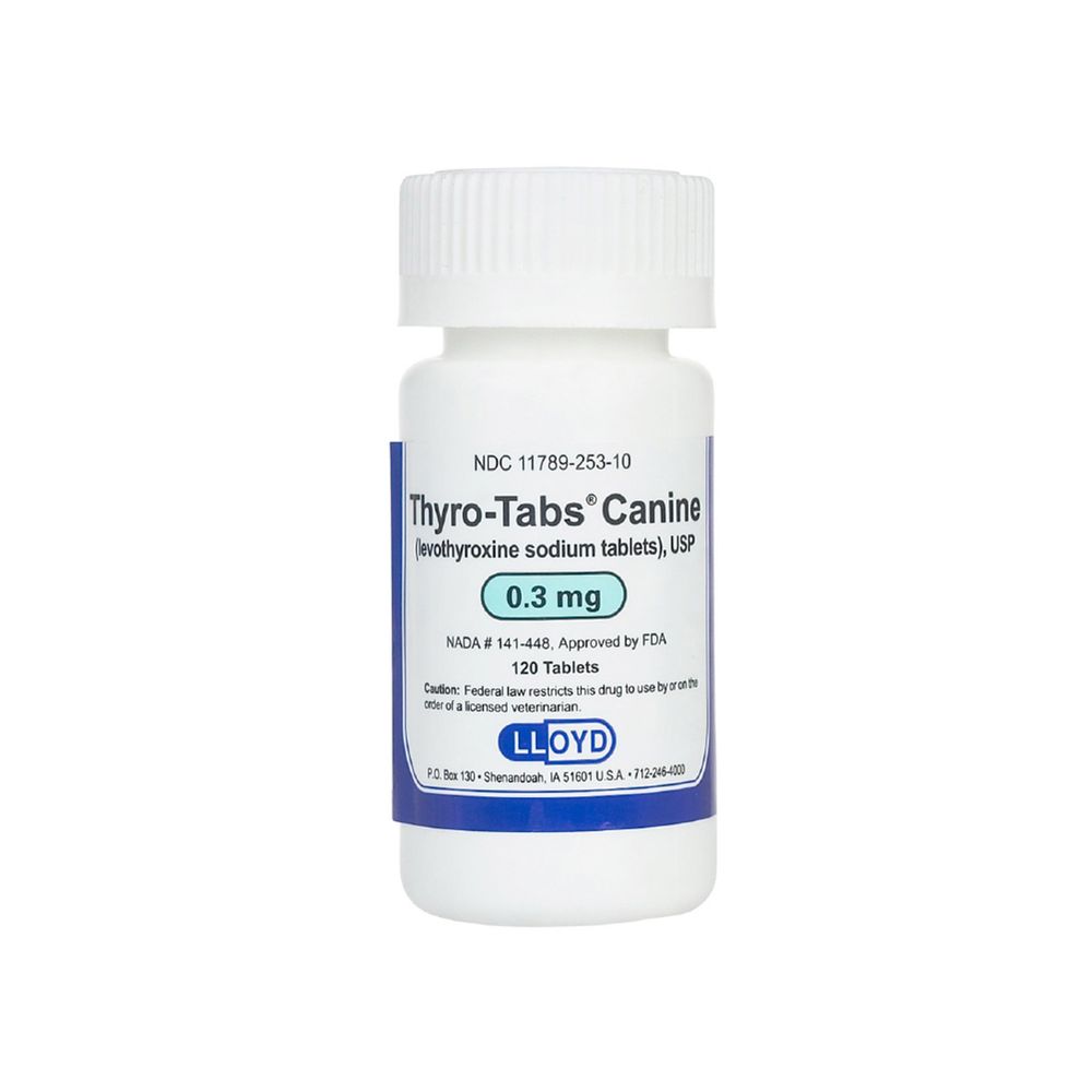 Hipotiroidismo Canino C Thyro Tabs 0,3Mg 120 Tab Lloyd mascotasbichos
